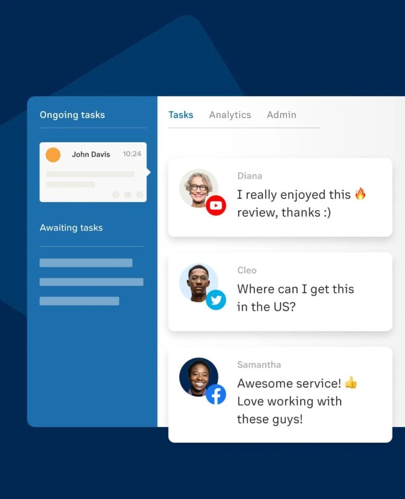 Screenshot of RingCentral app