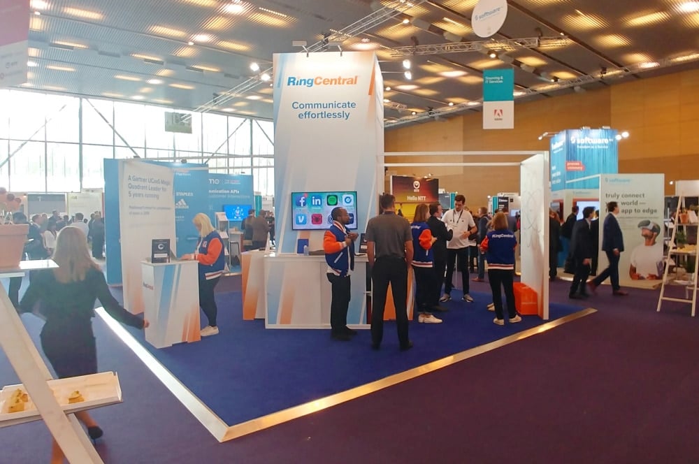 RingCentral booth at Gartner Symposium IT Xpo