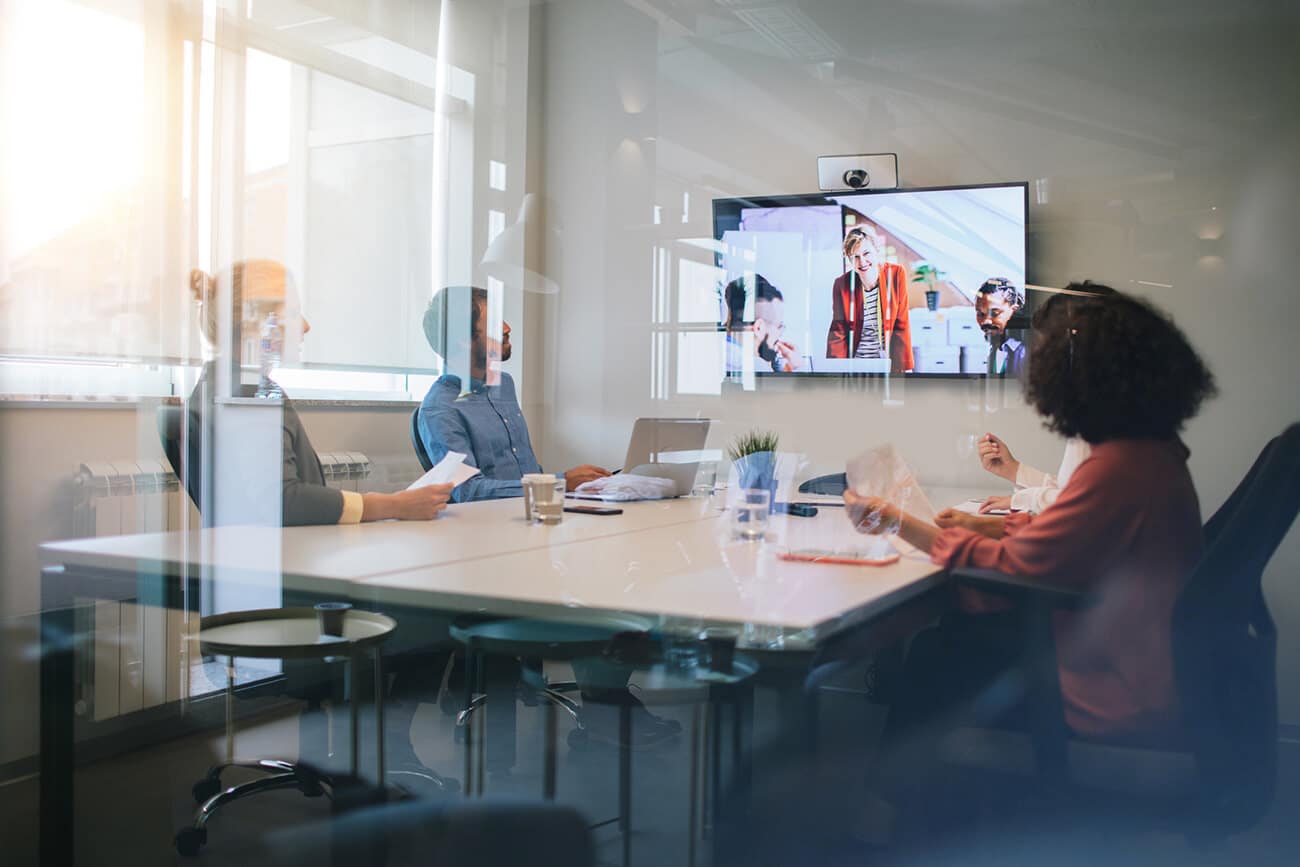 Office video meeting