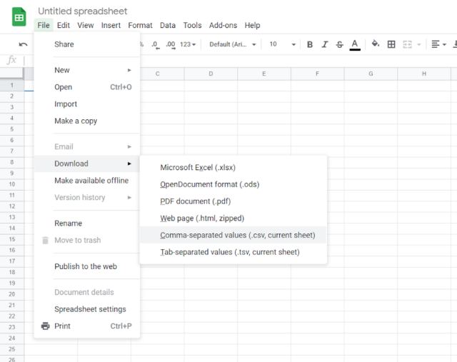 RingCentral UK - creating-csv-file-using-Google-Sheets-257