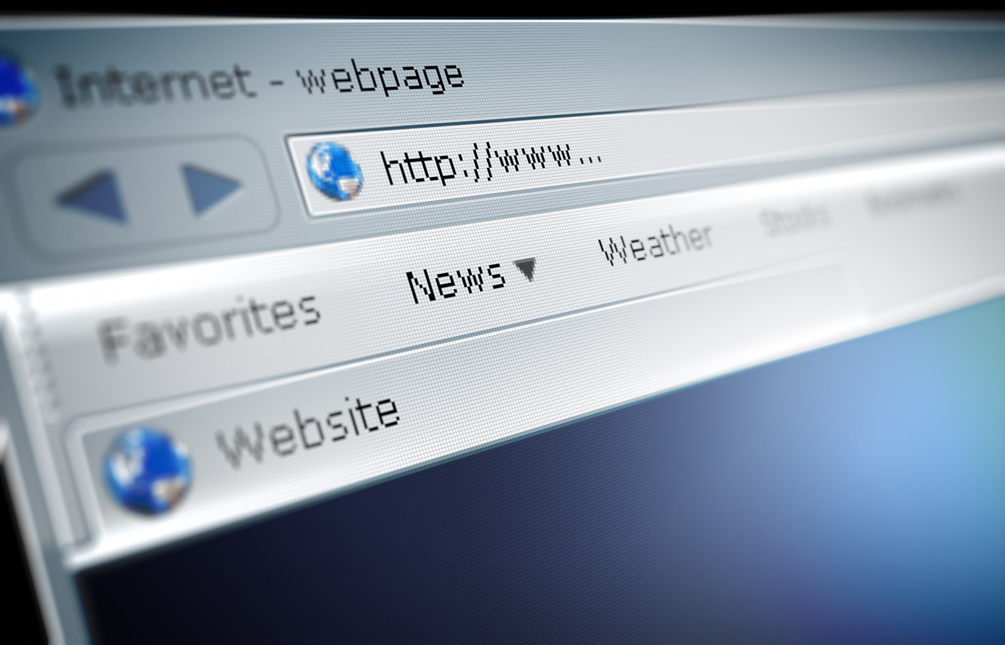 Close up of a broswer address bar-865