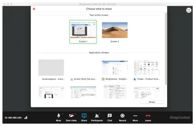 File Sharing with RingCentral App