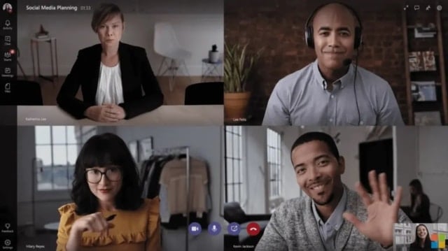 Microsoft Teams Group Video Chat App