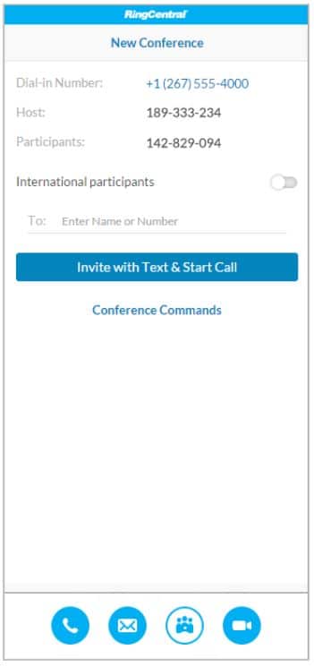 Conference with RingCentral
