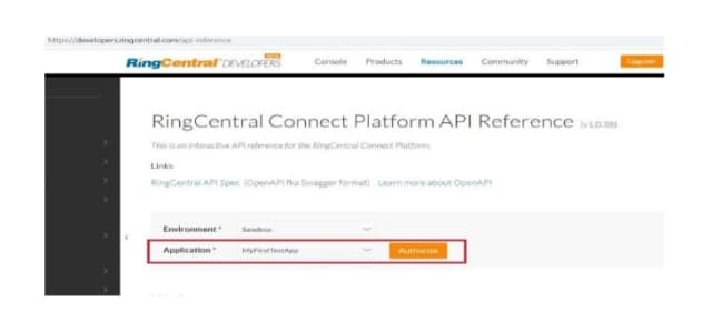 RingCentral API