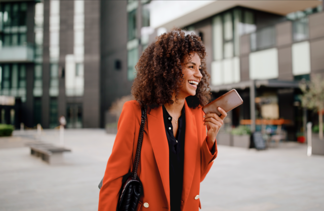 woman on phone walking-288