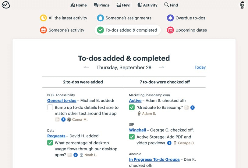 basecamp task management tool