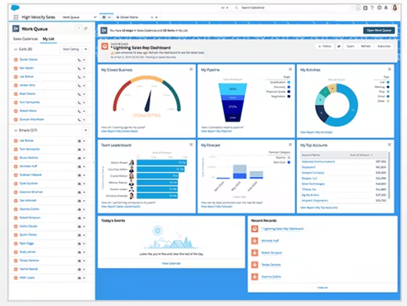 You can create a true collaboration hub by integrating Salesforce and RingCentral