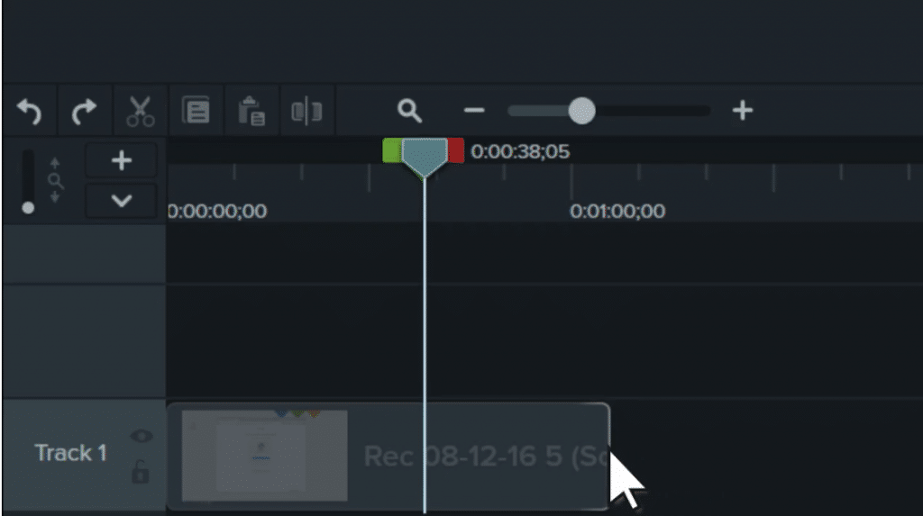 Camtasia screen recording