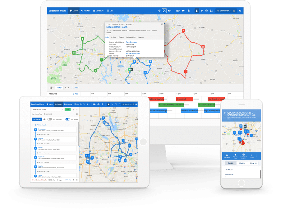 Salesforce Maps: Location Intelligence solutions