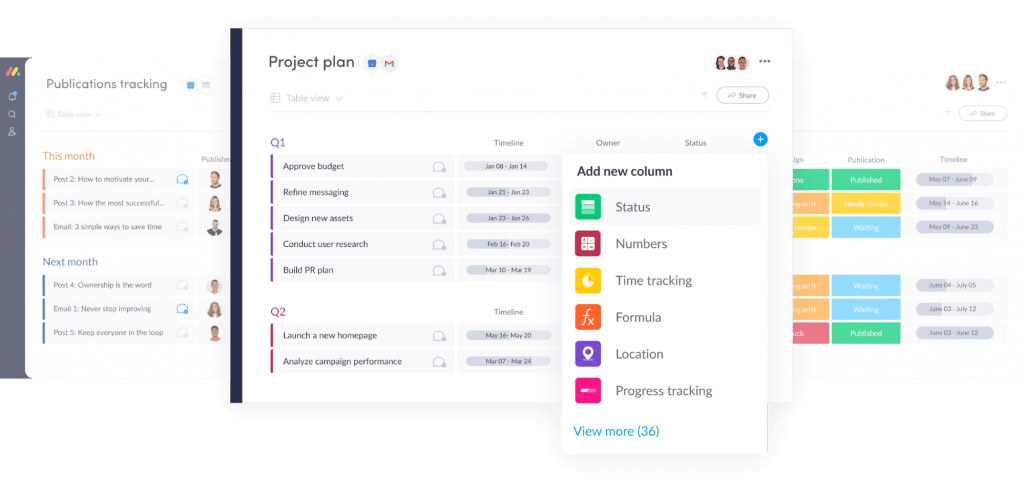 Monday.com project management tool