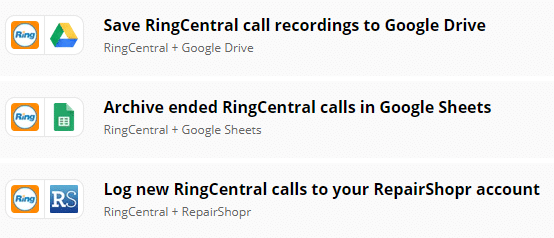 Zapier and RingCentral Integration