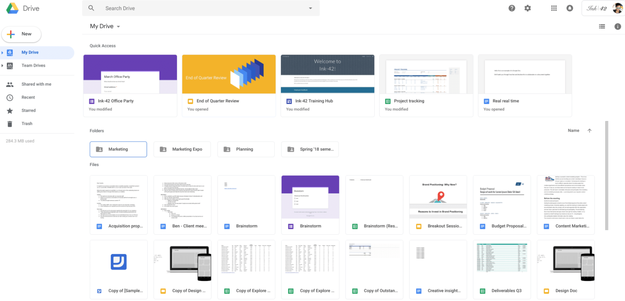 Google Drive/Google Docs online storage system