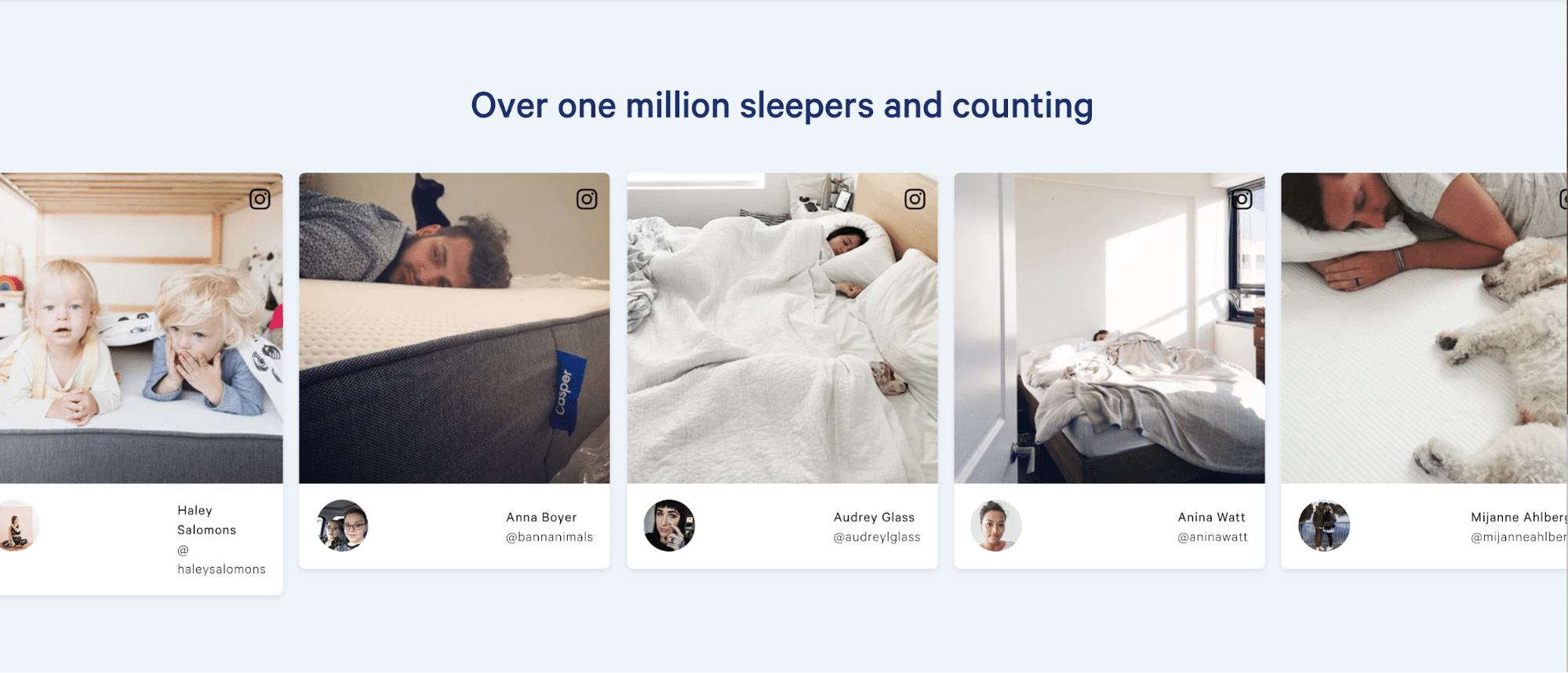 Casper User-generated Content