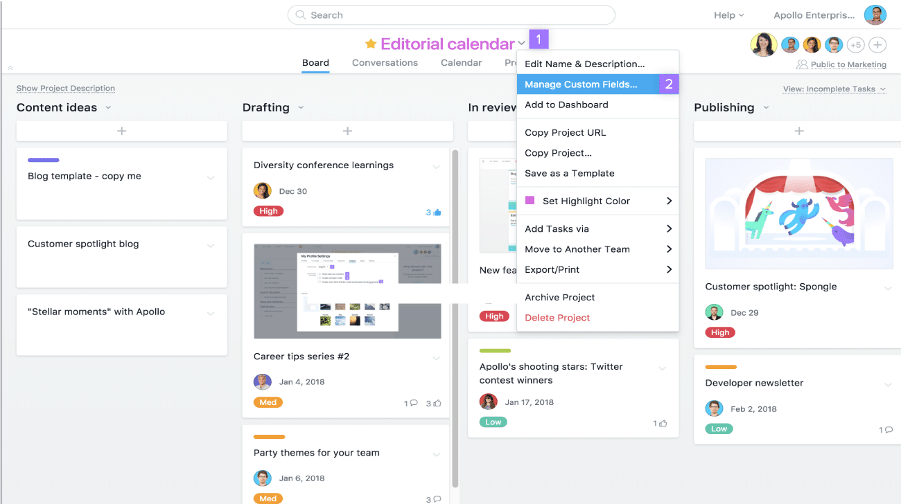 Editorial Calendar Kanban Method