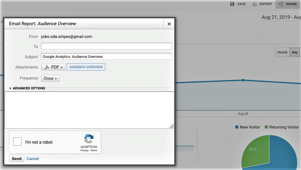 Google Analytics Email Report