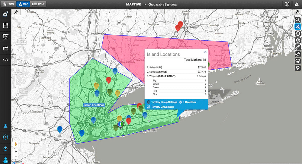 Maptive: Custom Map Creator & Map Maker