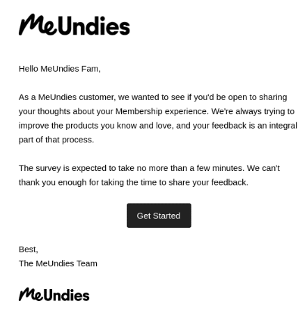 MeUndies marketing campaign