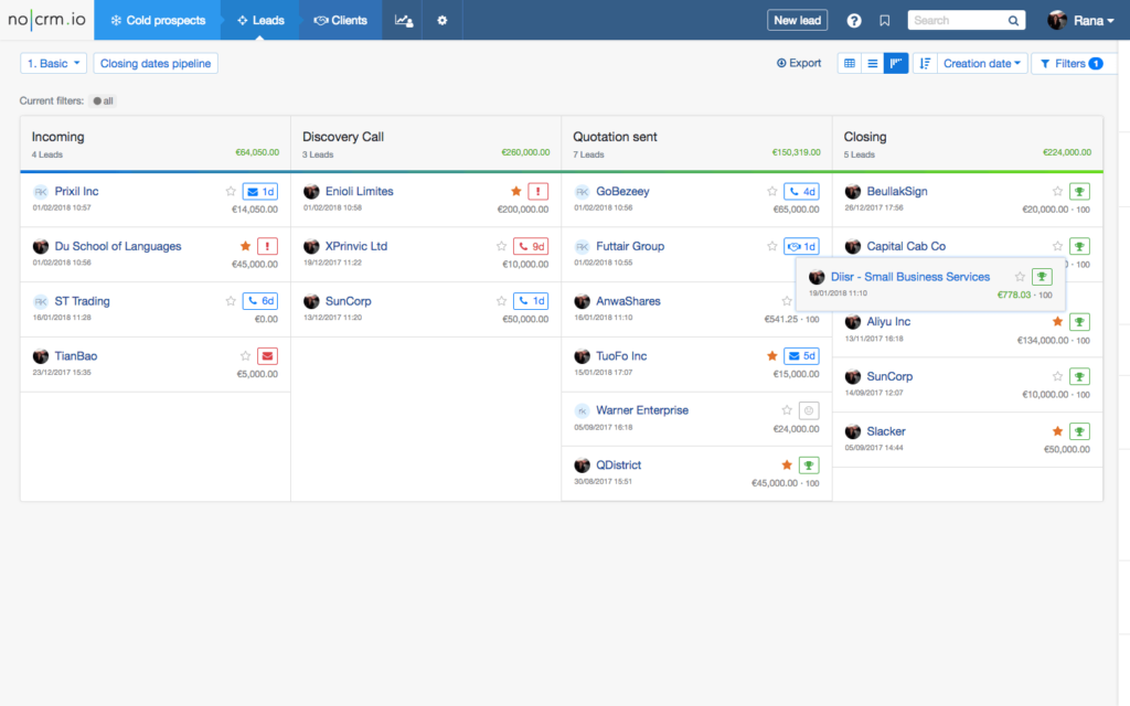 nocrmio ringcentral integration