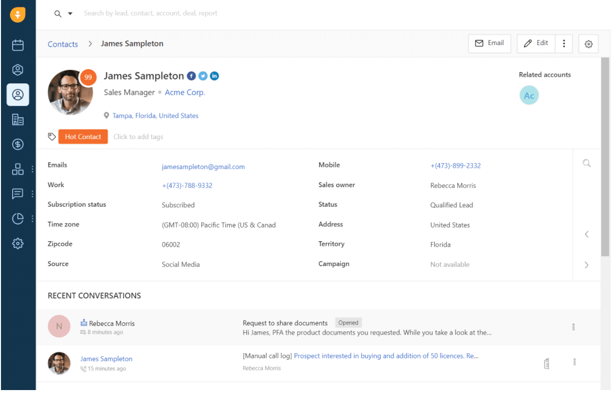 Freshsales - Sales Engagement Platform