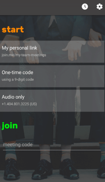 join.me android video conferencing app