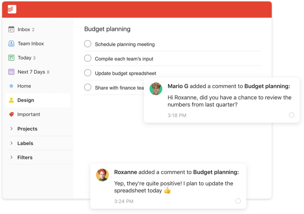 todoist task management tool