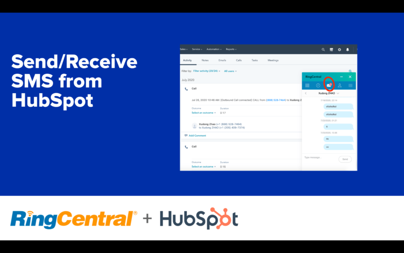 HubSpot SMS RC