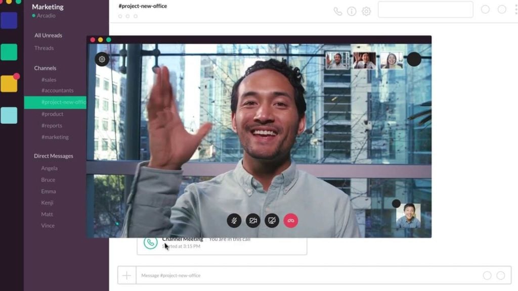 slack free video conferencing