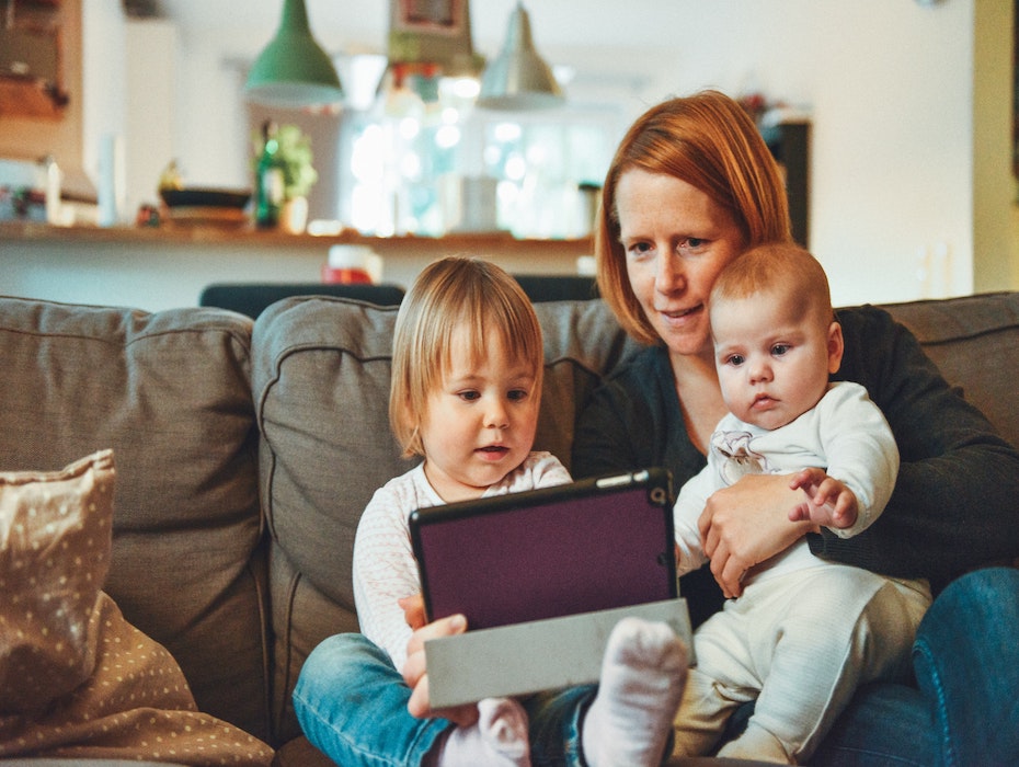 parents working from home