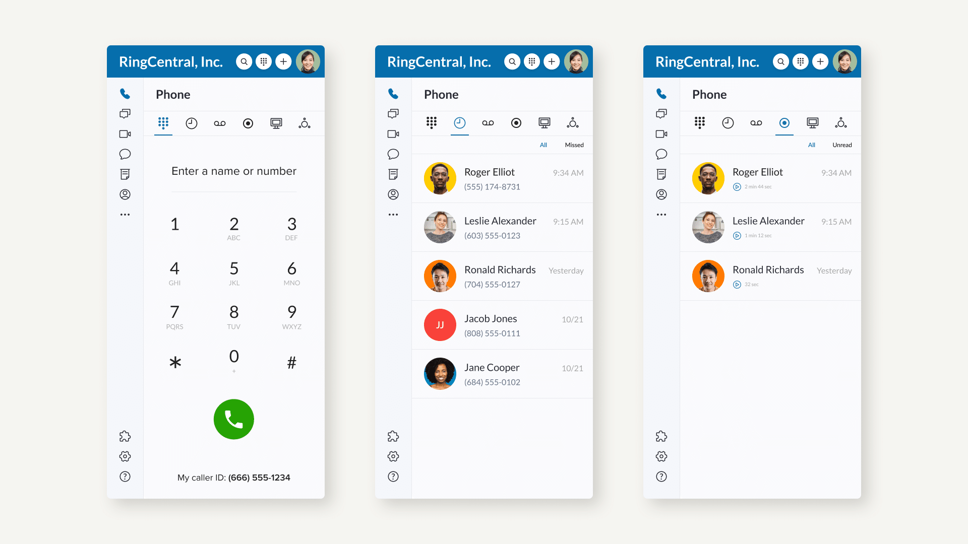 RingCentral softphone updates - popout window