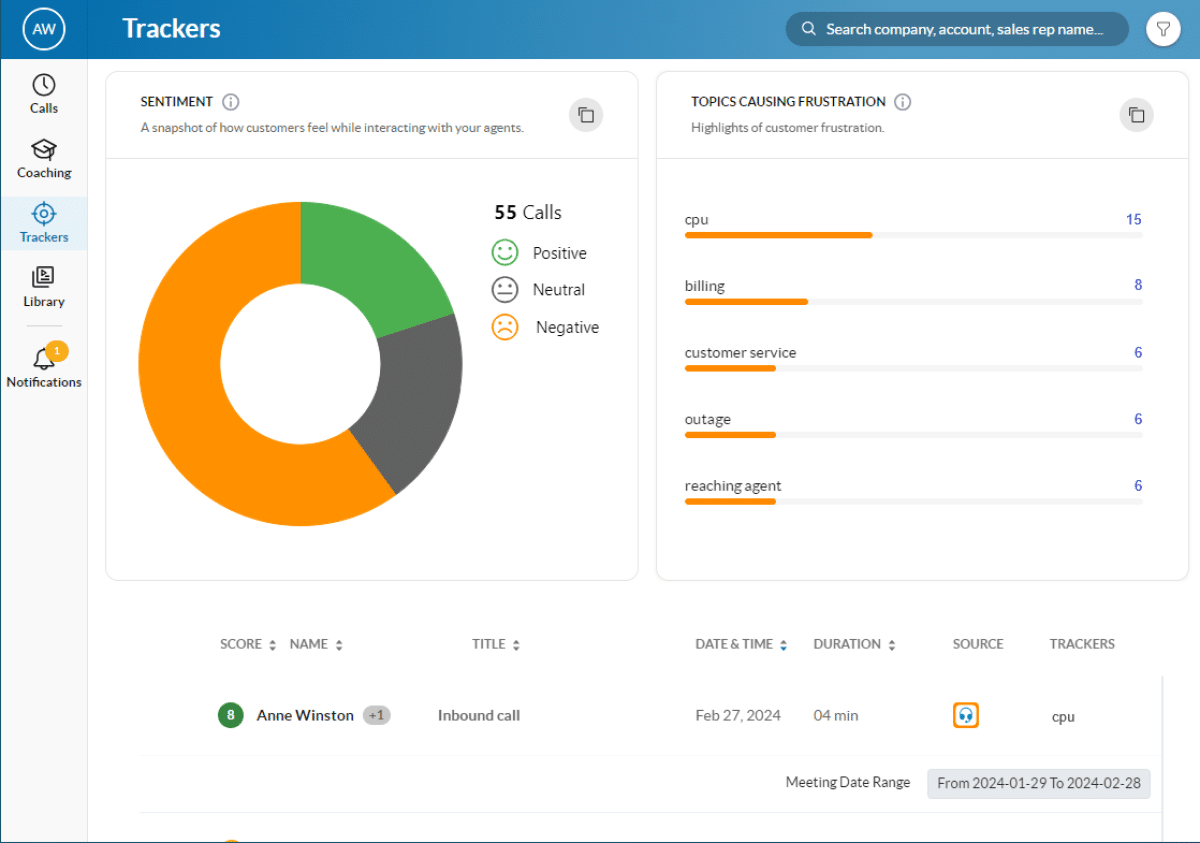 RingCX quality management