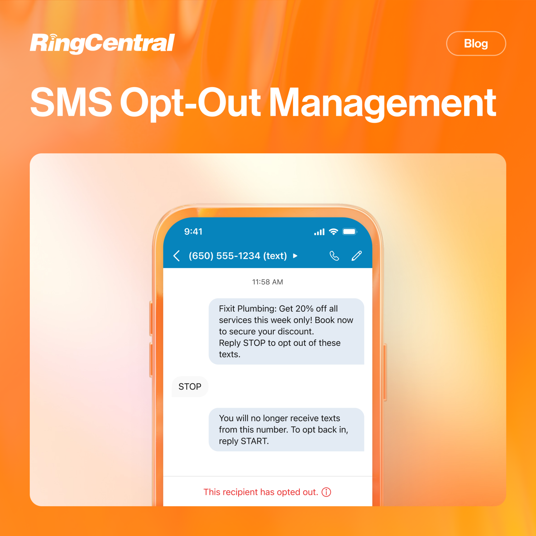 RingCentral SMS