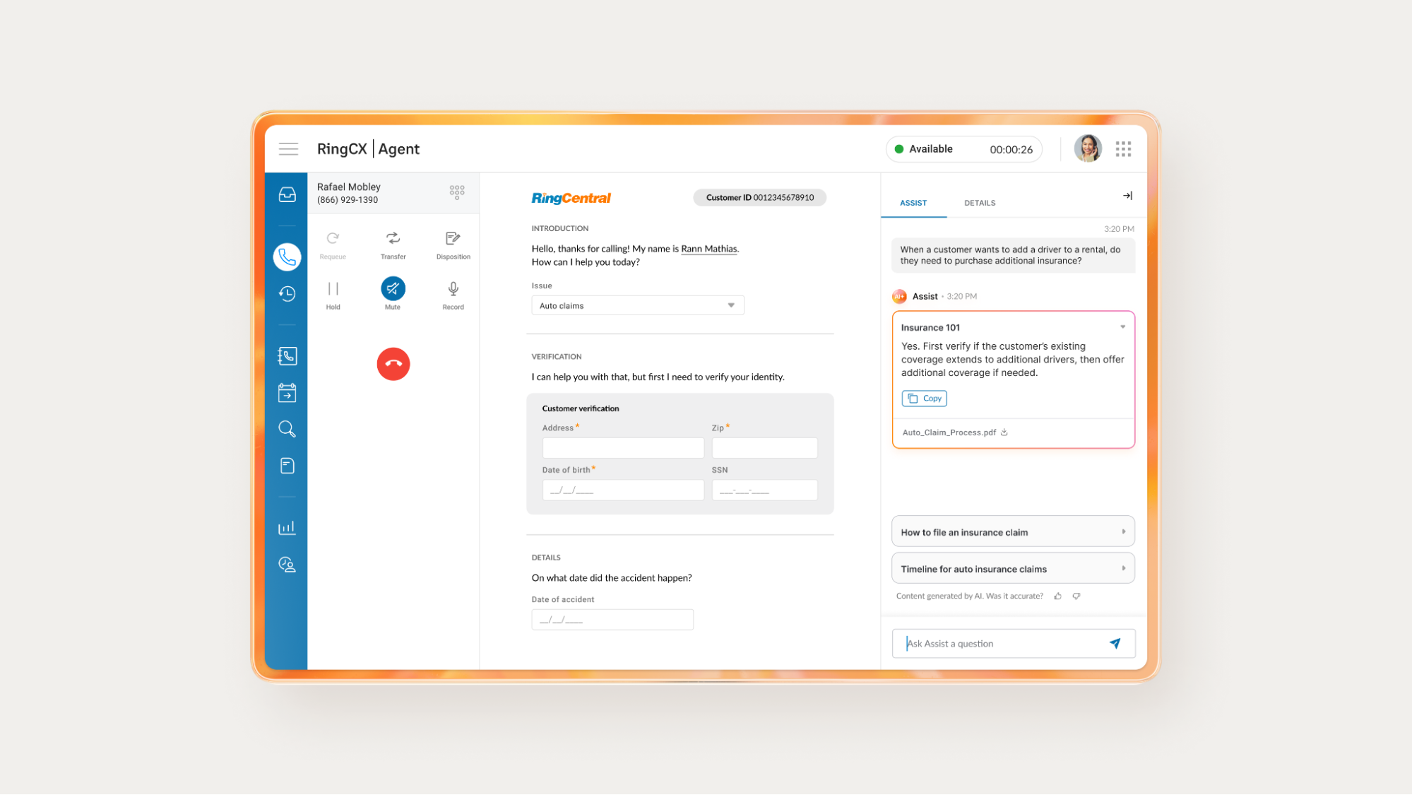 AI Assist, alongside sentiment analysis, can help agents turn interactions around without supervisor input 