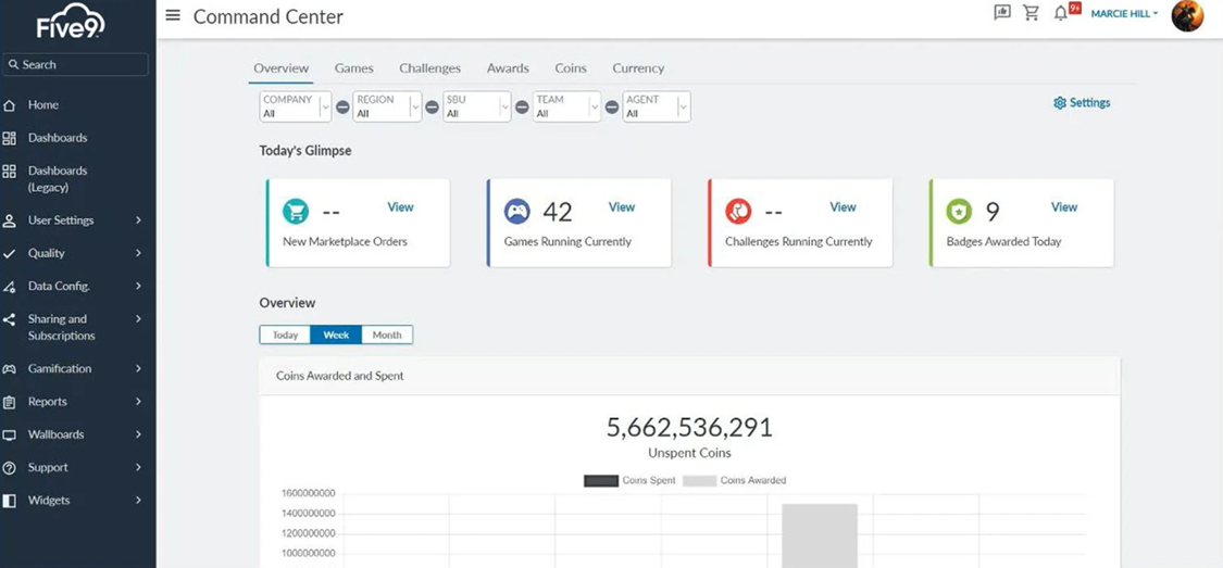 Five9 is cloud contact center software