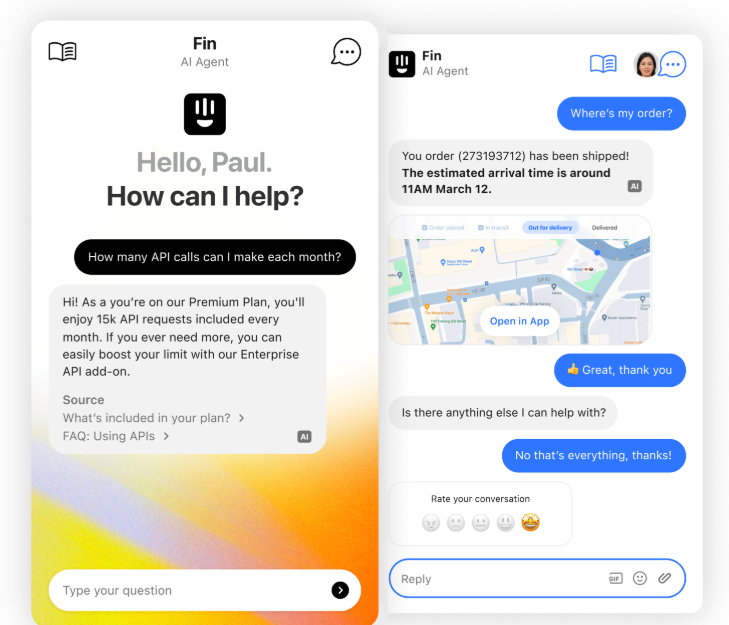  Intercom is an example of AI-powered customer service software 